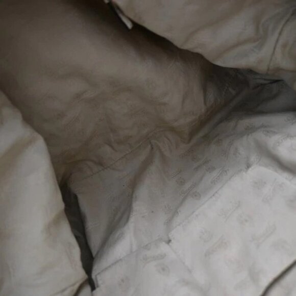 GUCCI Logo GG Pattern Bamboo Shoulder Bag Canvas Leather Brown White SHW 80EG214 - Picture 10 of 15